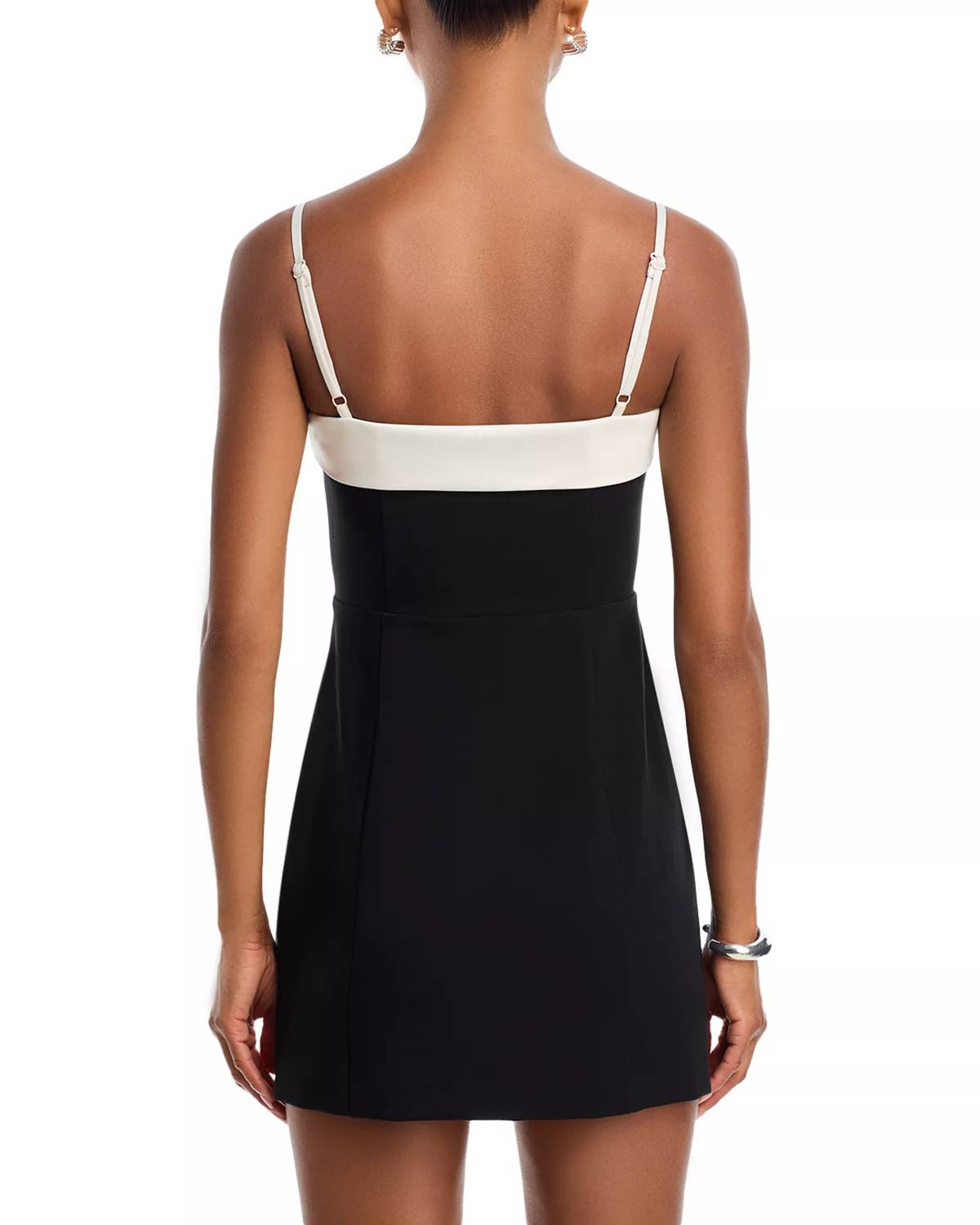 French Connection - Satin Contrast Mini Dress