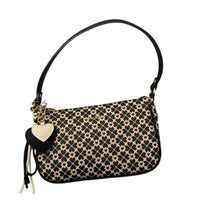 Nanette Lepore Women's Elegant Patterned Bag in black and cream - women's bag