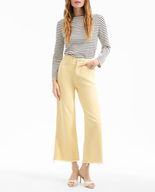 Veronica Beard - Taylor Cropped Wide Leg Jeans