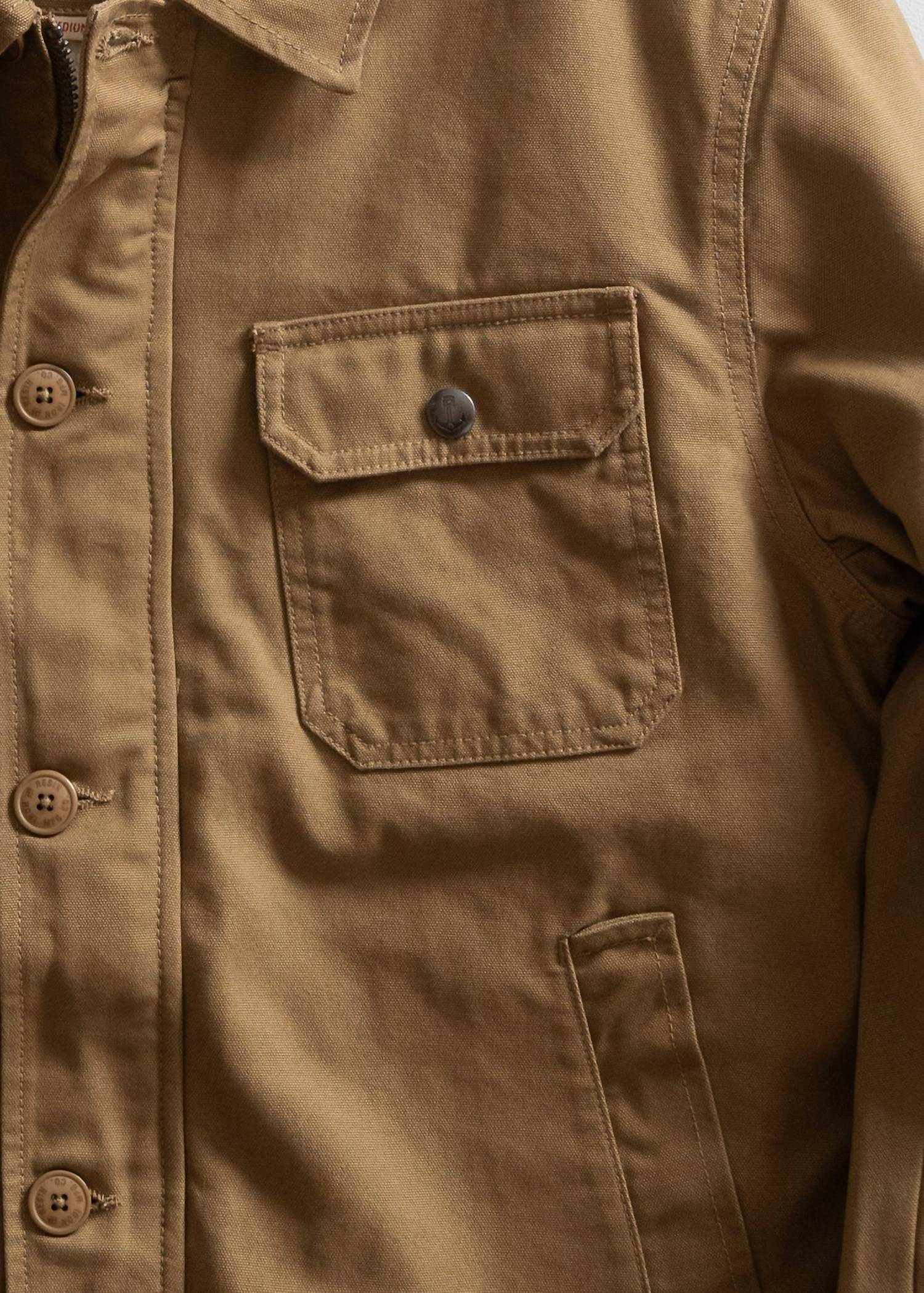 Iron & Resin Men's Usn A2 Jacket in beige - men's jacket - view 4