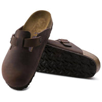 BIRKENSTOCK Unisex Boston Oiled Leather Clog in habana - item - detail view