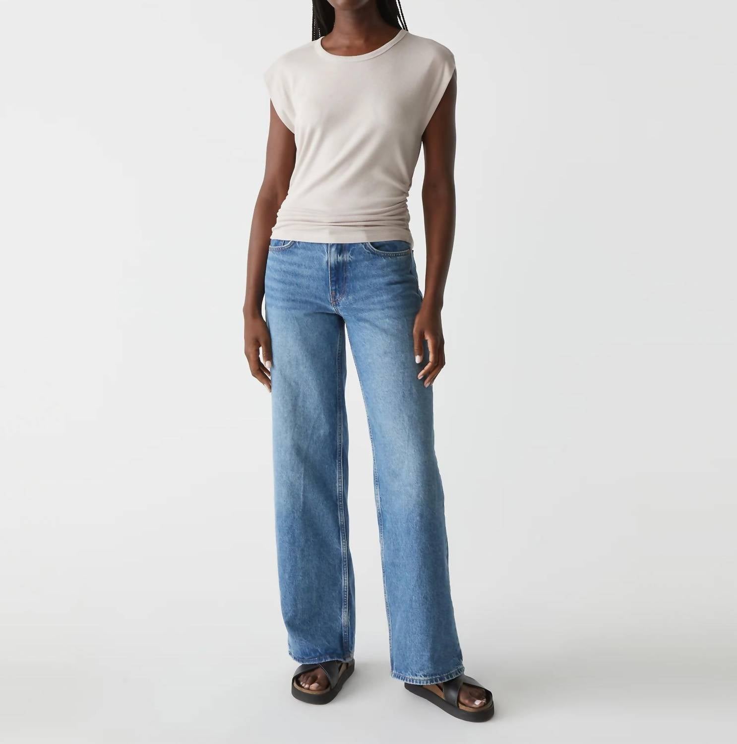 Michael Stars - Joni Power Shoulder Tee
