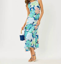 Lilly Pulitzer Carolita Maxi Dress in starlight navy - women's dress - alternate view