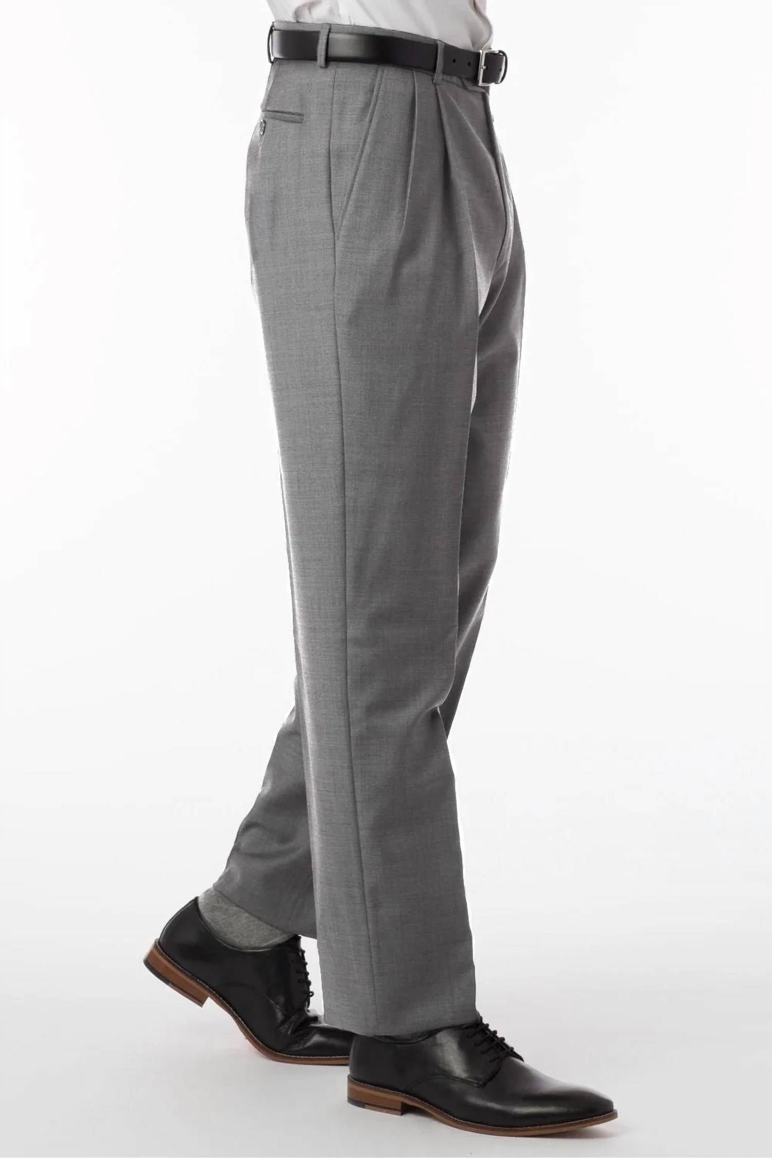 Ballin - Manchester Pleated Super 120s Wool Travel Twill Comfort Eze Trouser