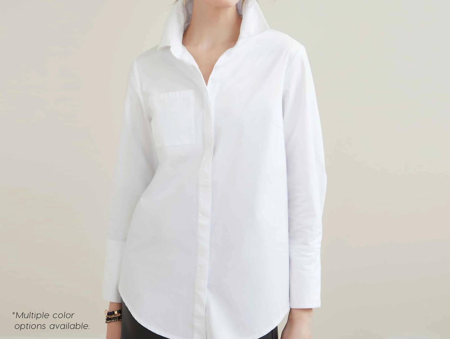 Coco + Carmen - Meredith Button-Up Boyfriend Shirt