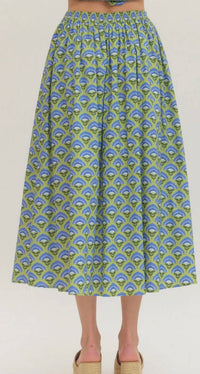 Entro - Citrine Floral Maxi Skirt