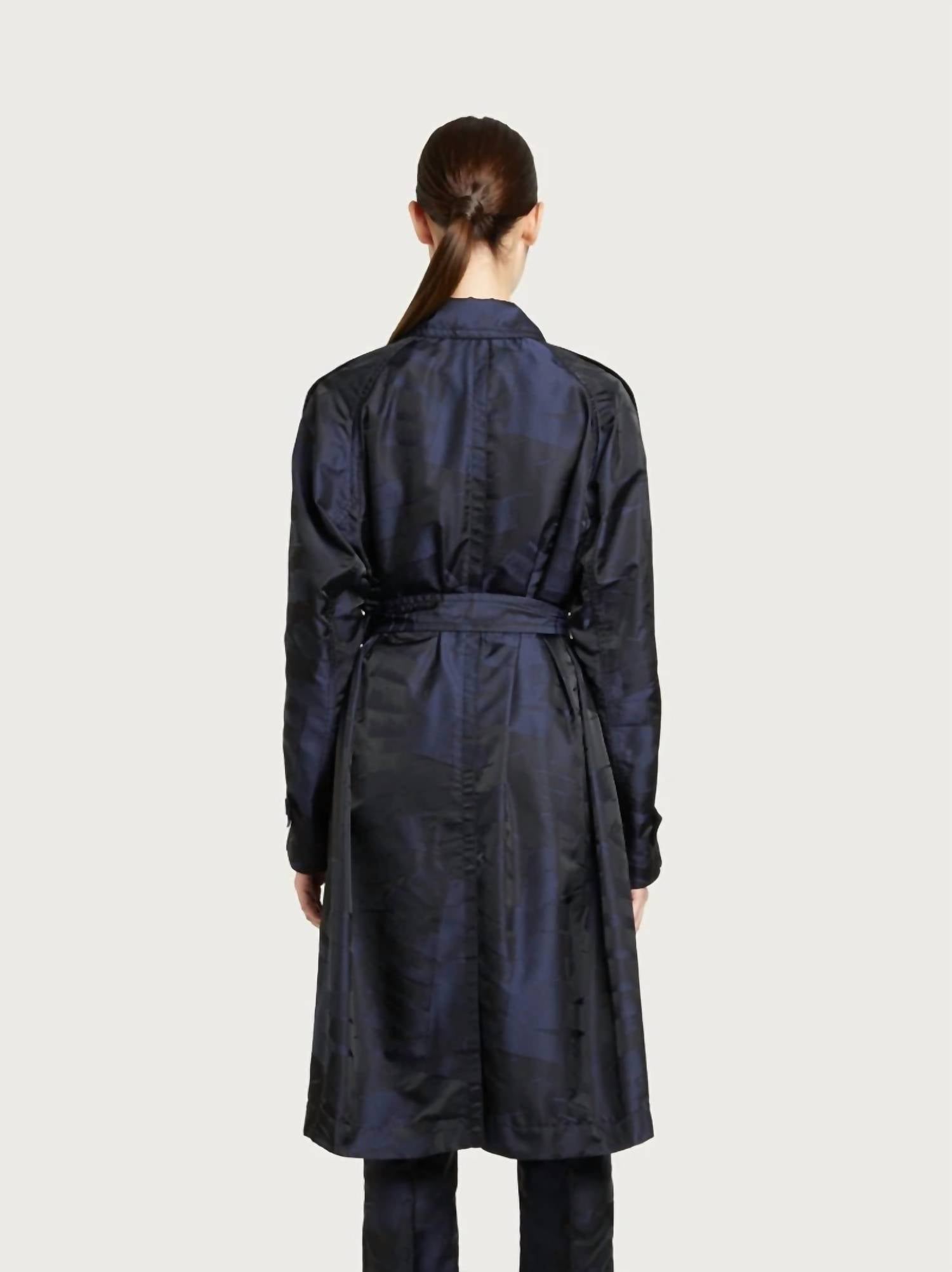 Salvatore Ferragamo - Long Sleeves Trench Coat