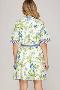 She + Sky - Summer Garden Mini Dress