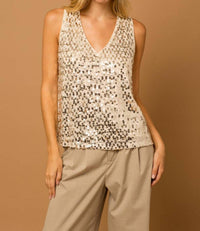 Gilli - Cristall Sequin Tank Top