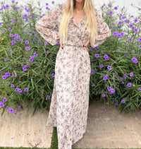 Rokoko - Long Sleeve Chiffon Dress