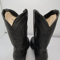 Allens Boots Men's Teju Lizard Western Cowboy Boots - Wide in black - men's boots - view 4