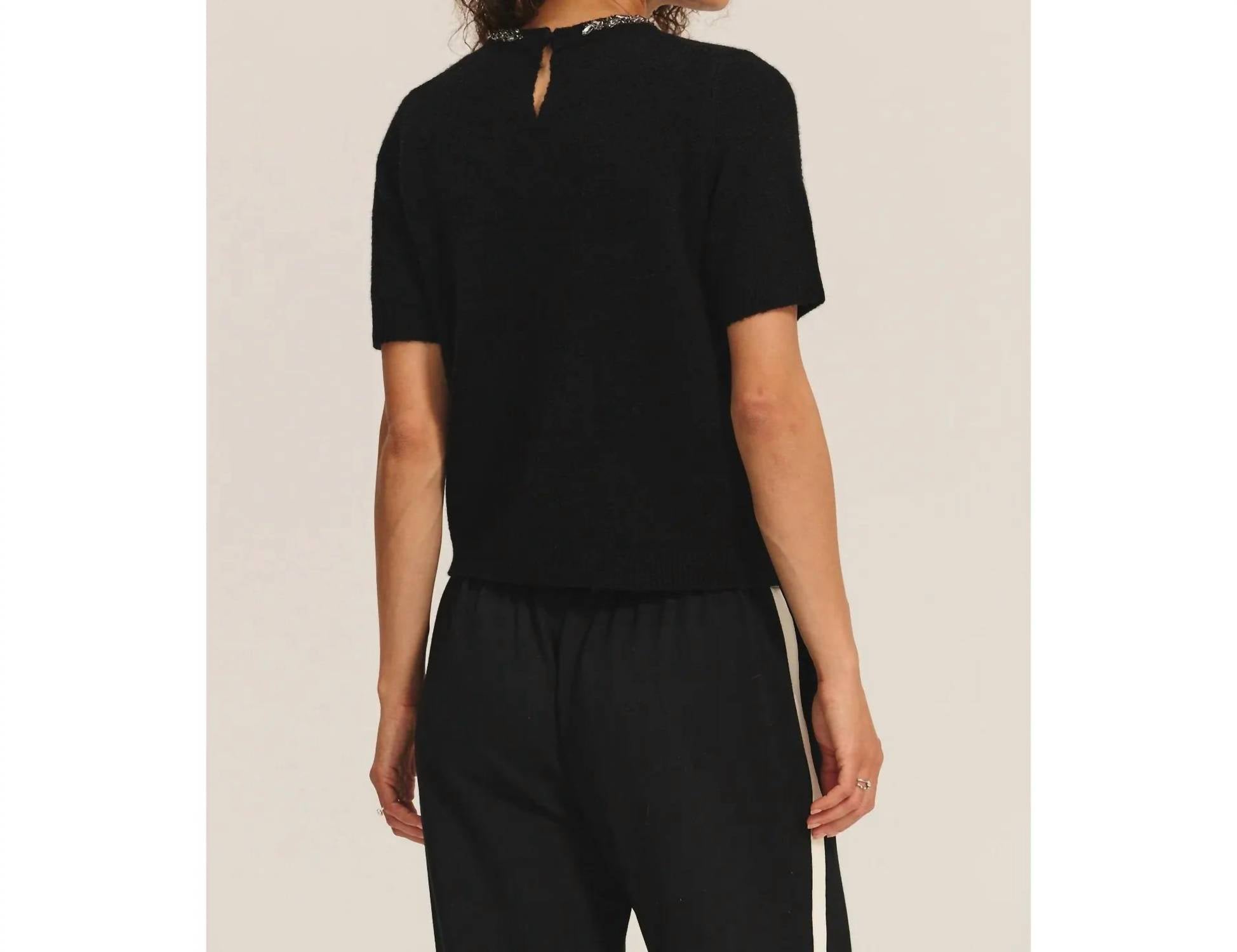 Velvet By Graham & Spencer - Briana Short Sleeve Sweater