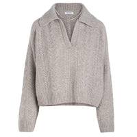 Naadam - Women's Cashmere Cable Polo