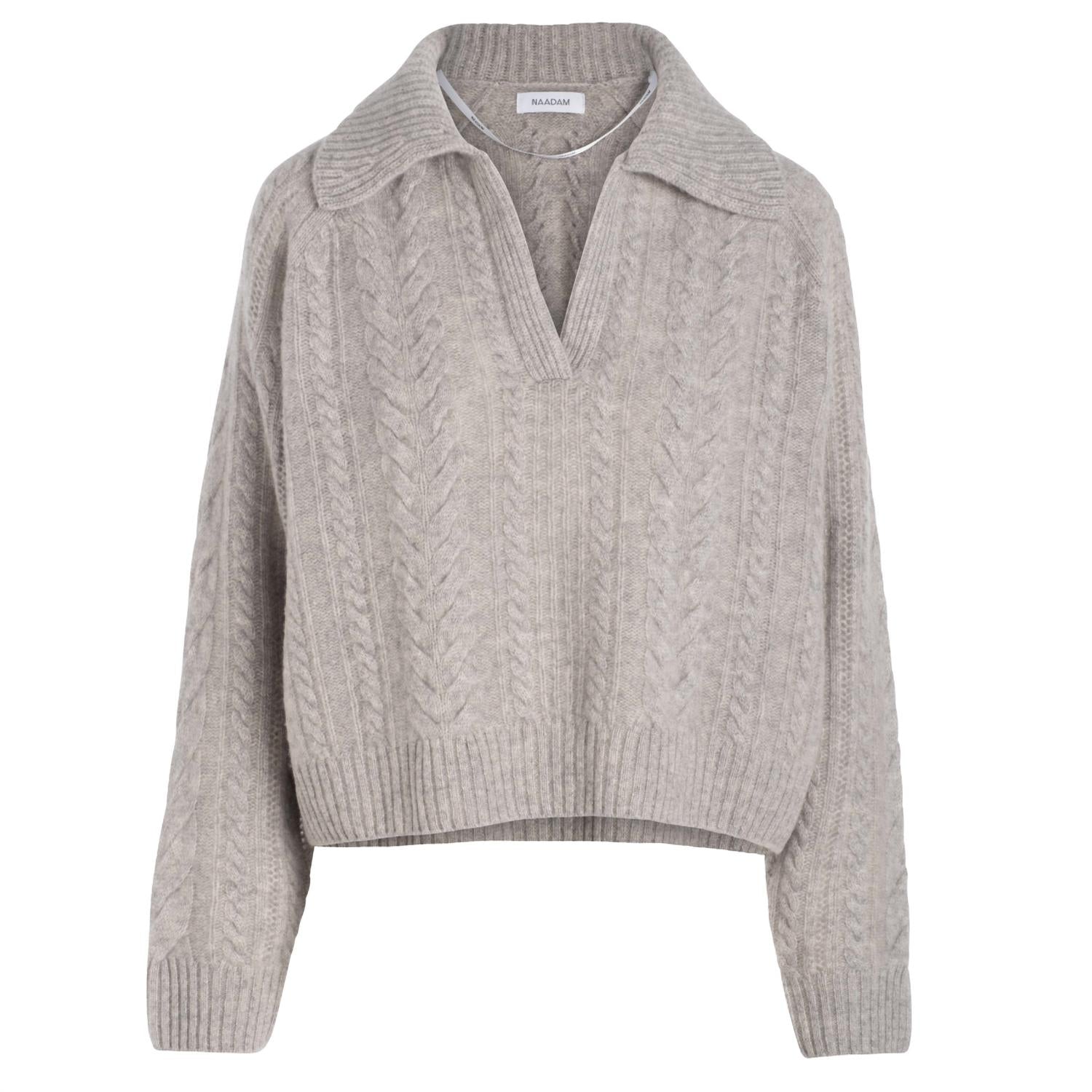 Naadam - Women's Cashmere Cable Polo