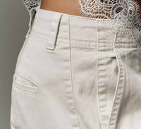 PISTOLA Eden Pleated Barrel Trousers in parchment - women's pants - view 5