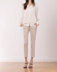 Avenue Montaigne - Lulu Straight Cropped Pant
