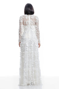 Dress The Population - Angelina 3d Floral Gown