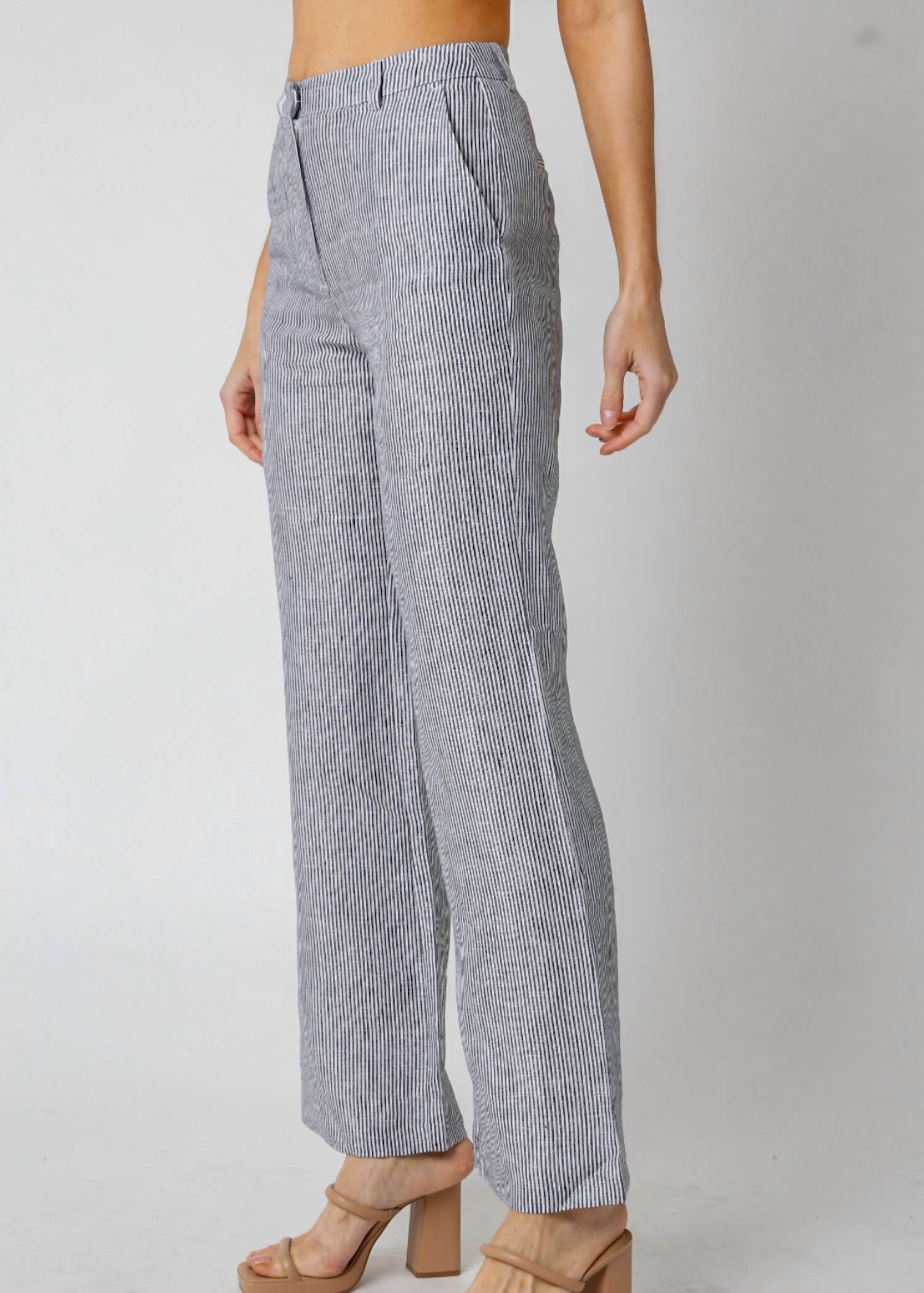 Olivaceous - Persephone Striped Pants