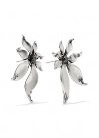 Kendra Scott Women's Anya Flower Stud Earrings in vintage rhodium - women's jewelry