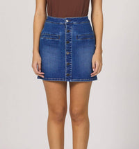 Dear John Denim - Quinn Clean Button Front Skirt