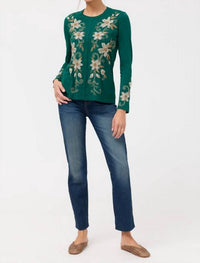 Johnny Was - RAW SEAM CREW NECK TEE CORINTHE