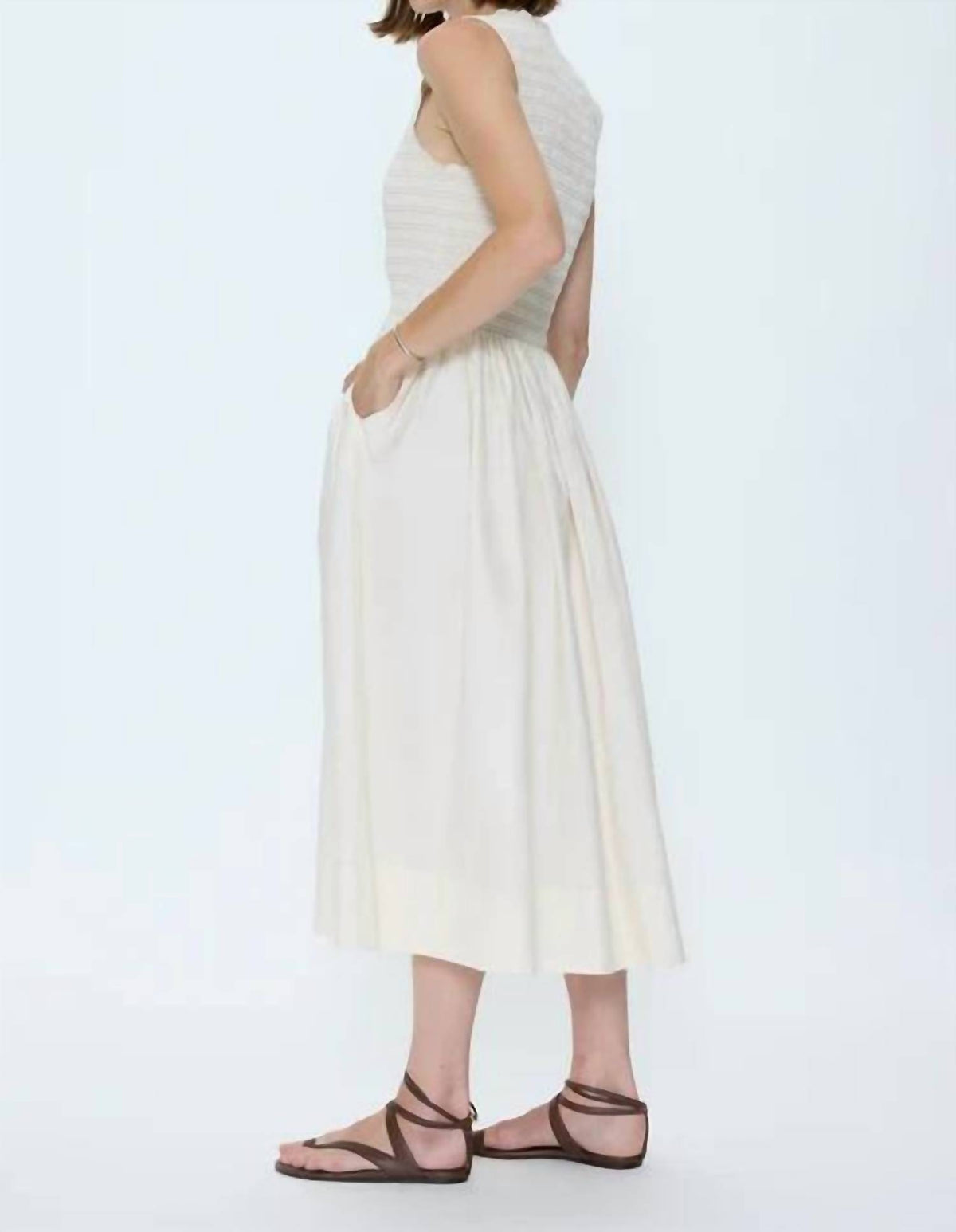 Pistola - Gladys Smocked Bodice Midi Dress