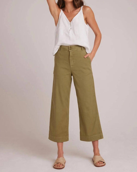 Bella Dahl - Saige Linen Wide Leg Crop Pants