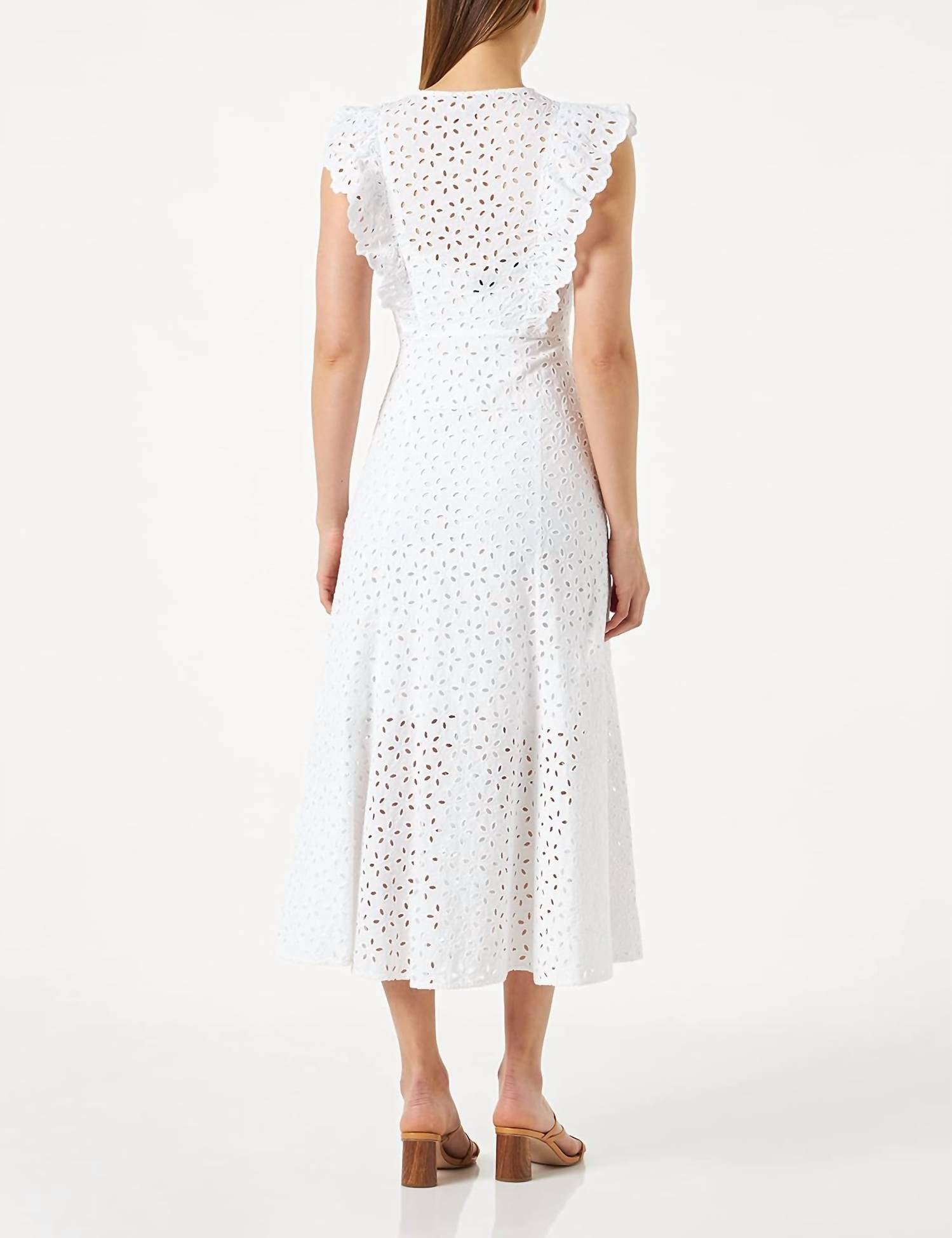 Pinko - Eyelet Maxi Dress