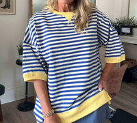Very J - Susan Stripe Knit Top