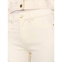 DL1961 - Women's Mara Straight Mid Rise Instasculpt Ankle Jeans in ecru - women's jeans - view 4