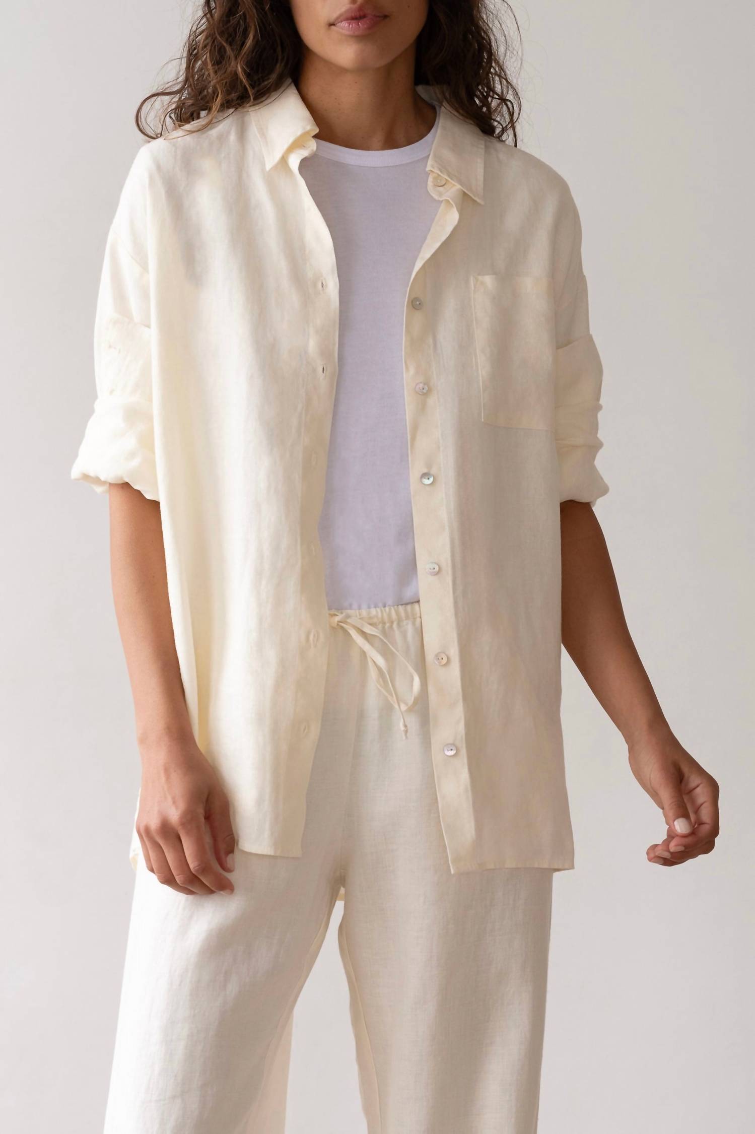 Donni. - Linen Relaxed Shirt