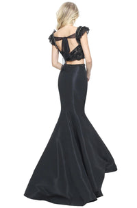 Sherri Hill - Two-Piece Taffeta Prom Dress