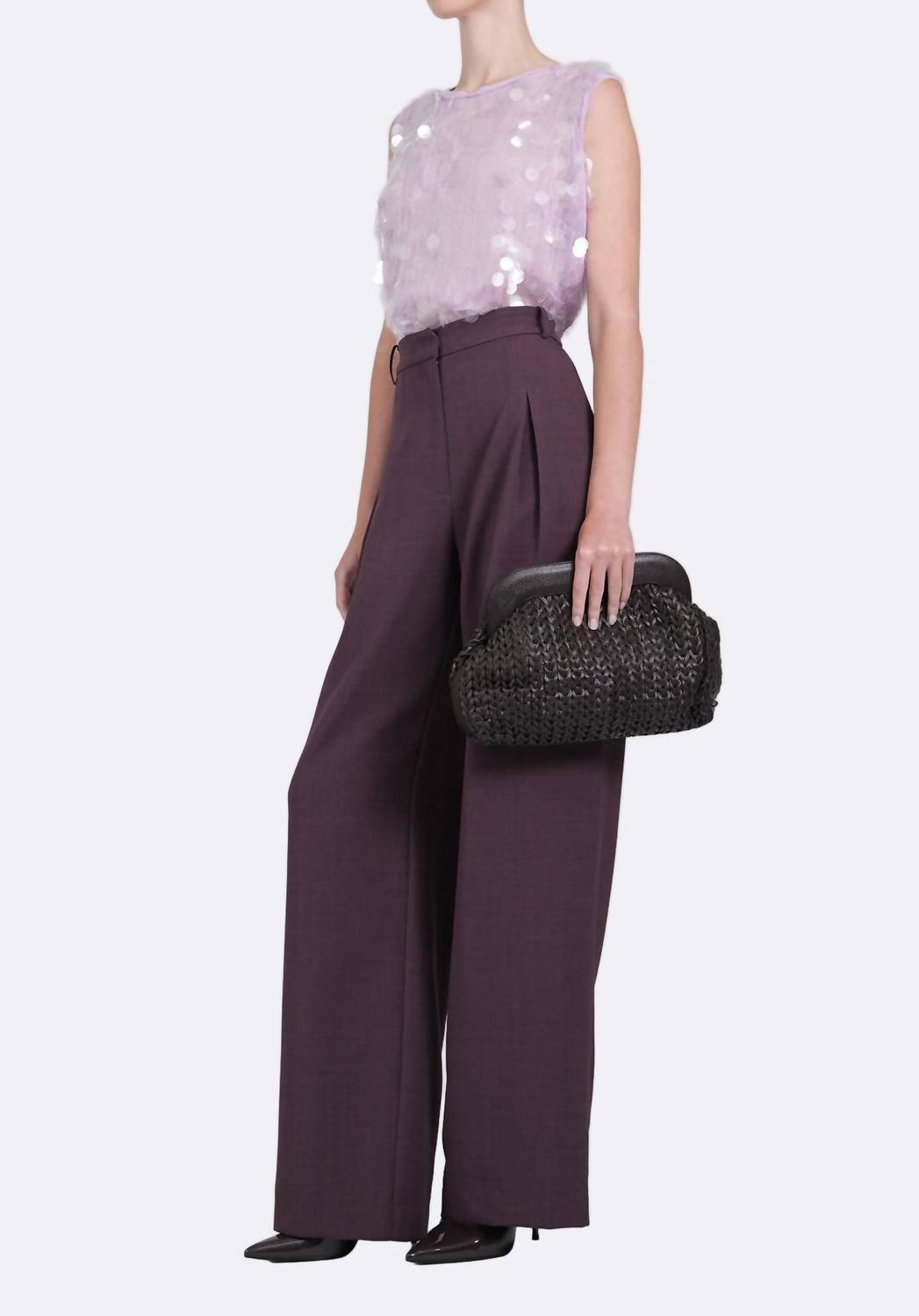 Nonchalant Label - Bianca Sequin Muscle Tank Top