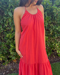 Runaway - Halter Neck Maxi Dress