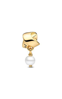 Pandora - Treated Freshwater Cultured Pearl Ribbon Charm