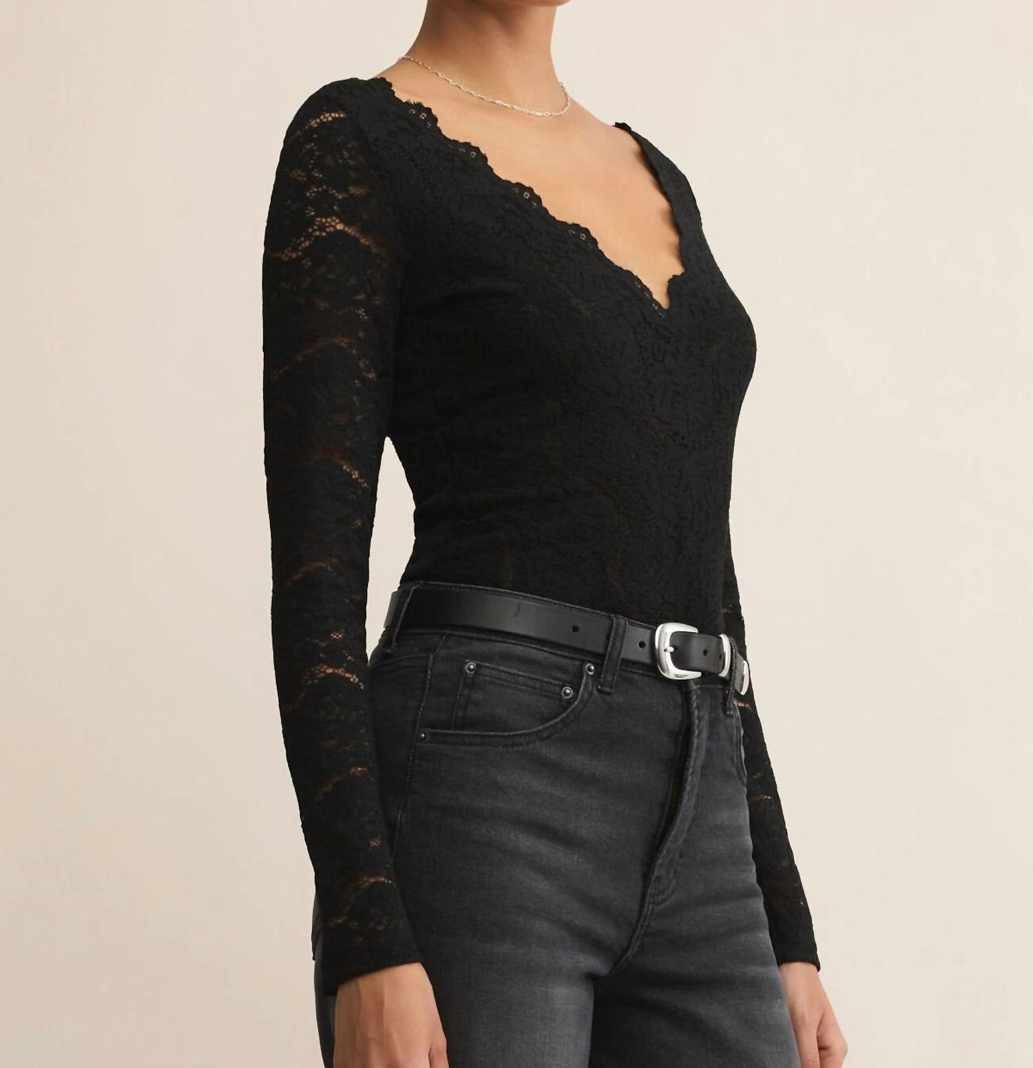 Z Supply - Nightfall Stretch Lace Bodysuit