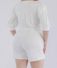 Karen T Design - Tie-up Detailed Romper