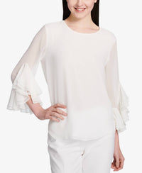 Calvin Klein - Ruffled Sleeve Top