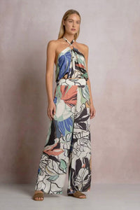 Elan - Elastic Botanical Pants