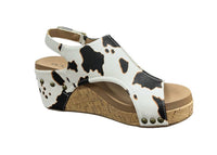 Corkys Footwear - Women's Carley Cow Smooth Wedge Sandals