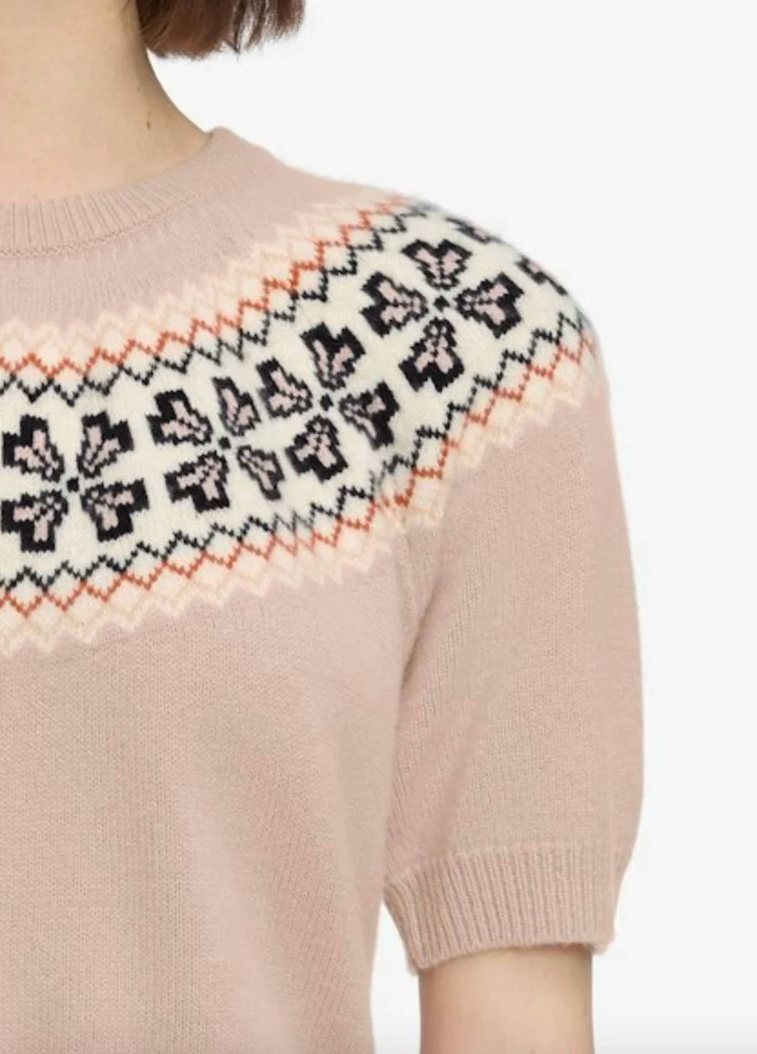 Frame - Cashmere Fairisle Crew Sweater