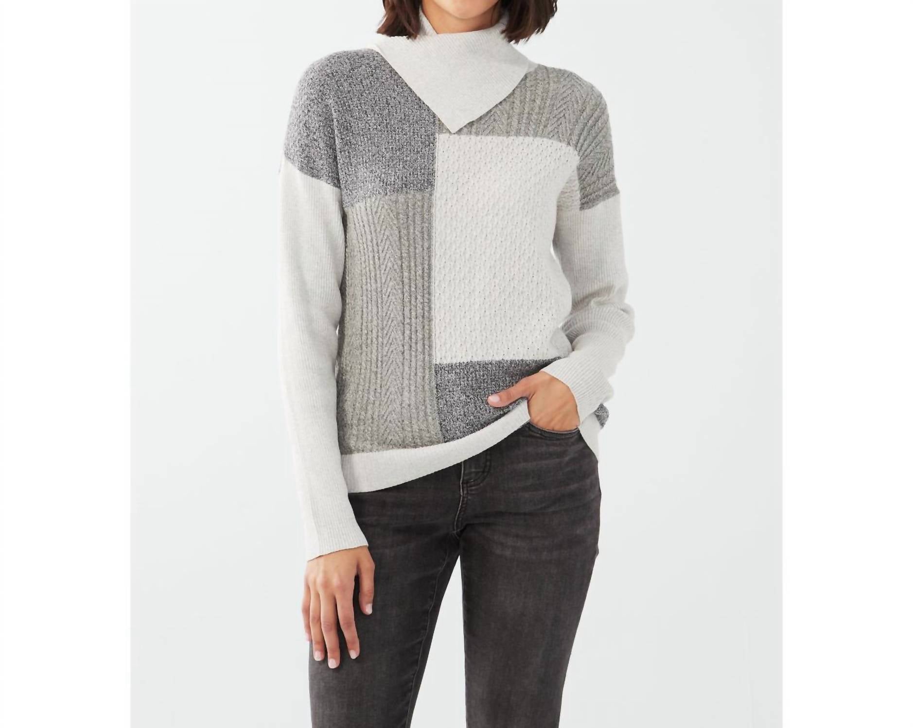 Fdj - PATCHWORK CABLE SWEATER