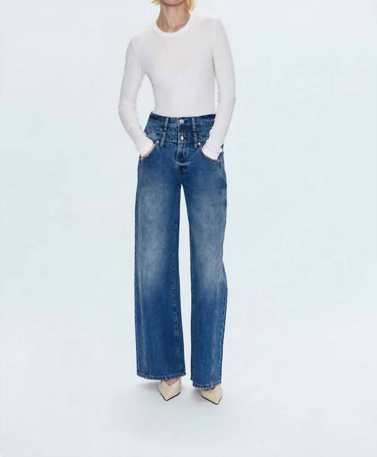 Pistola - Caleb High Rise Stacked Waist Jeans