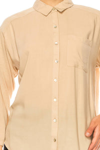 Grand & Greene - Double-fabric Long Sleeve Shirt