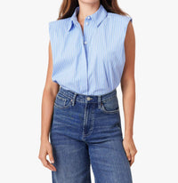 Habitual - Sleeveless Shoulder Pad Shirt
