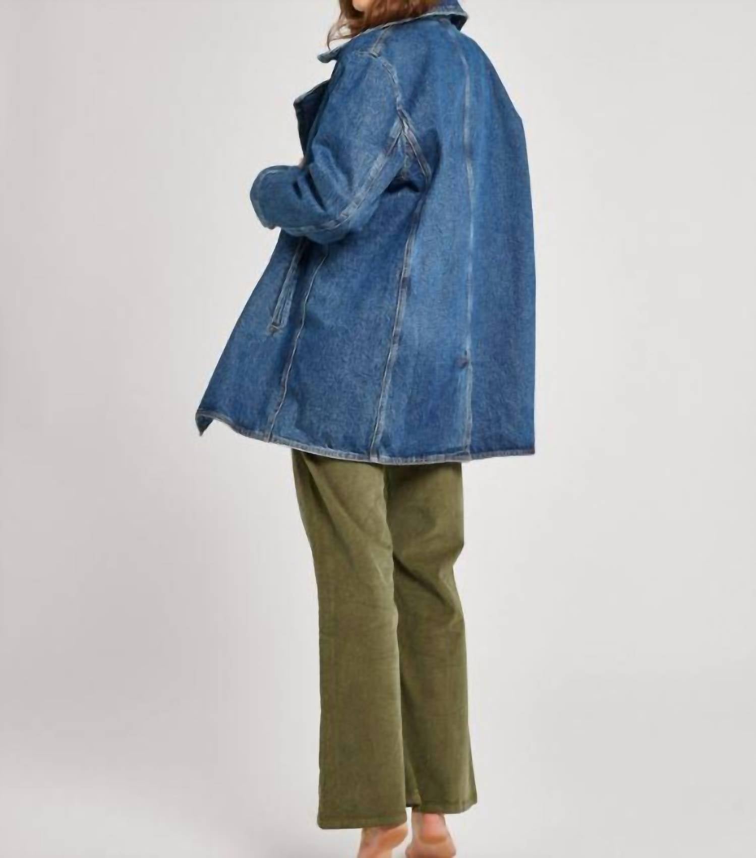 Mille - Ricky Denim Peacoat