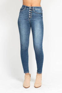 Judy Blue - Tiffany Button Fly Skinny Jeans