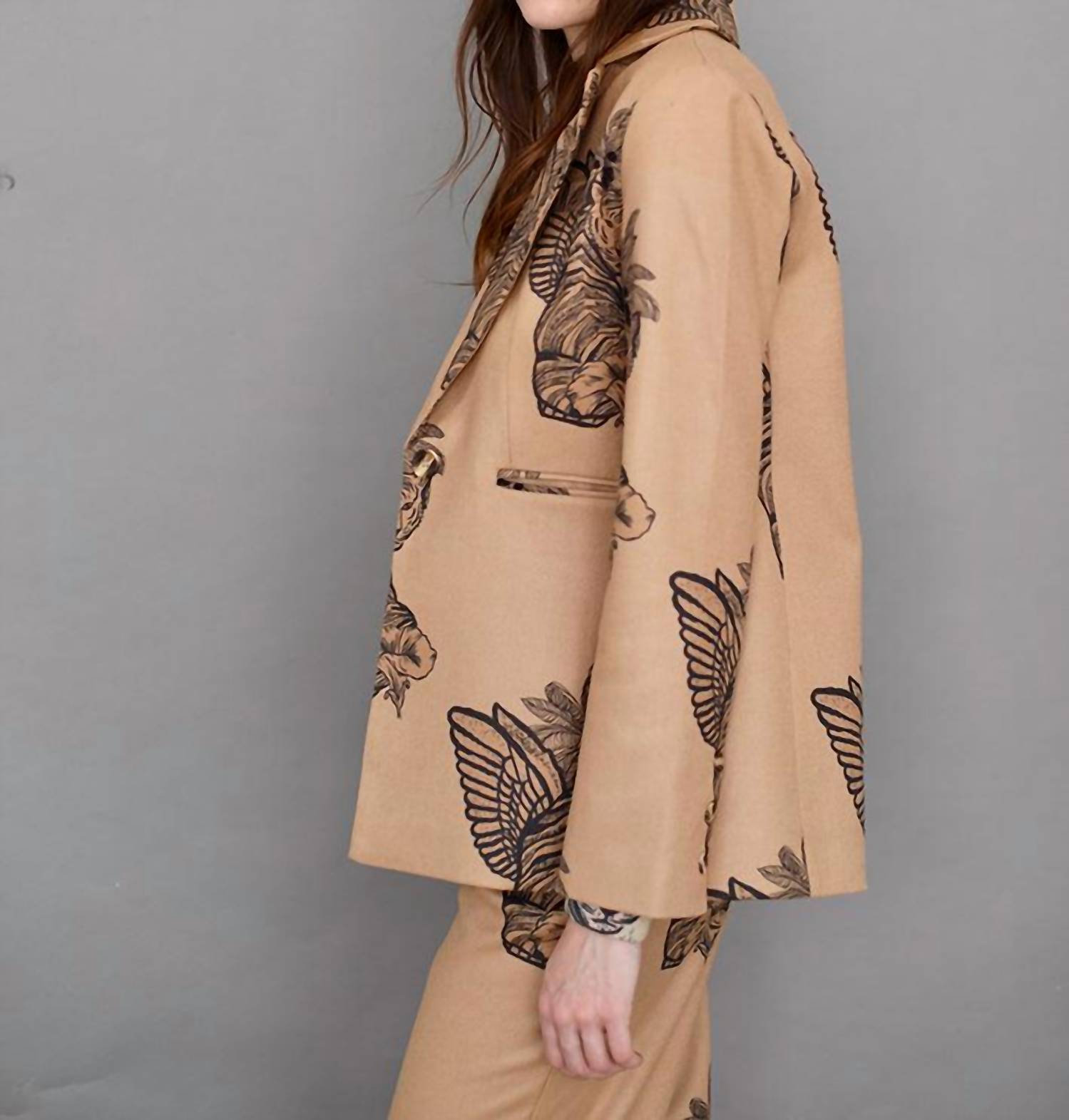 Las Sureñas - Toile De Jouy Wool Blazer