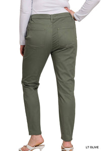 Zenana - High Rise Skinny Denim Pants