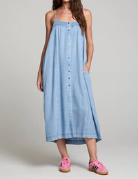 Saltwater Luxe - Chambray Midi Dress